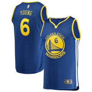 Camiseta Nick Young 6 Golden State Warriors Icon Edition Azul Hombre